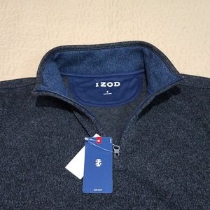 Izod  Quarter Zip Long Sleeve Size S